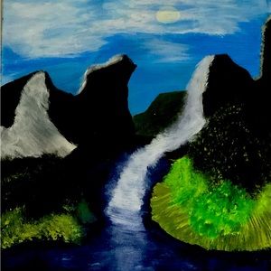 Original acrylic painting of nature.